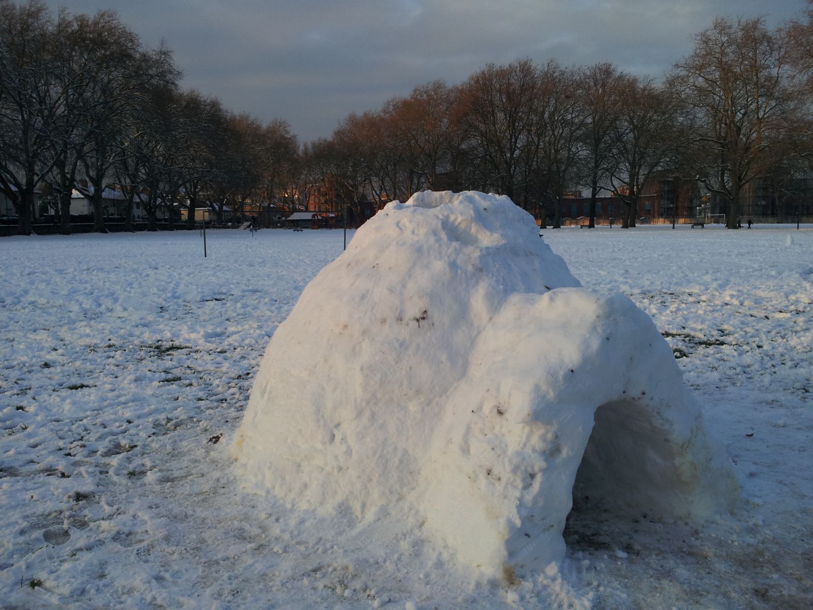 Snow in London